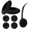 Yifort Ohrpolster Ricambio per Logitech H600 H390 H760 H609 - Morbida Memory Foam, Confortevole, Traspiranti, Riduzione del Rumore (3 Paia, Nero, 6 cm)