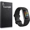 Yoomigle Confezione da 6 pellicole protettive per schermo compatibili con Fitbit Charge 5 per Fit Bit Charge 6, trasparenti, HD, antigraffio, anti-impronte
