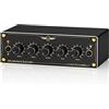 Douk Audio EQ5 Mini amplificatore a 5 bande EQ Preamp stereo analogico, equalizzatore portatile Audio Processor for Home/Car (EQ5)