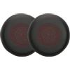 kwmobile 2x Cuscinetto Cuffie Compatibile con Plantronics Voyager UC B825 Pad - Cuscinetti Ricambio Cuffie Over Ear Simil Pelle - nero