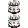 VBESTLIFE 1 Paio di Adattatori per Hub NAB, Dispositivo di Caricamento Universale da 10 Pollici, per Studer ReVox Akai Teac (Argento)