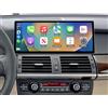 Ninetom Autoradio touchscreen da 12,3 pollici per BMW X5/X6 E70 E71 2007-2010 con sistema CCC, supporta Apple Carplay/Android Auto/Mirrorlink/navigazione GPS, aggiornamento del display dell'autoradio