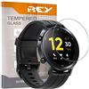 REY Pack 3X Pellicola salvaschermo per REALME Watch S, Vetro temperato, di qualità Premium