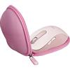 Hermitshell Custodia rigida da viaggio per mouse wireless Logitech Signature M650 (rosa, custodia per M650)
