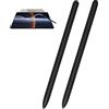 Peixiong 2 pezzi Galaxy Tab S8 S Pen di ricambio per Samsung Galaxy Tab S8 S8 + S8 Ultra, S7/S7+ Plus S Pen/S7 (EJ-PT870) - senza Bluetooth (nero)