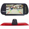 Fiorigo Auto Terzo Tetto Top Mount Luce Freno Fotocamera Posteriore Telecamera di Ricambio per Ford Transit Tourneo Custom Jumbo Box V363 F150 F250 F350 V636 MK8 2012-2020 van (con specchietto retrovisore da