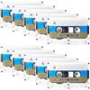 BORDEAG Cassette audio vuote, 10 cassette audio a basso rumore, 60 minuti, cassetta musicale a basso rumore, audio cassette empty cassette, cassette musicali vuote per conferenze, seminari scatti quotidiani