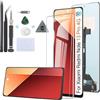 RongZy Schermo LCD per Xiaomi Redmi Note 13 PRO 4G Display Sostituzione per Redmi Note 13 PRO 4G 23117RA68G 2312FPCA6G Digitizer Assembly Vetro di Ricambio Touch Screen con Strumenti(6.67, Nero)
