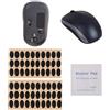 Bwexxt 60 piedini neri per mouse, adesivi, cuscinetti di ricambio per mouse M215, M310, M325, accessori da scrivania per ufficio