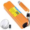 CITYORK Li-ion 14,4 V 6500mAh batteria per Eufy Robovac L70 Hybrid, T2990, T2990G21 /INR18650M26-4S2P, batteria compatibile con 360 S9, X90, X95 batteria di ricambio robot aspirapolvere