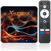 IDEALROYAL Android 14.0 TV Box, Android Box con 2GB RAM 16GB ROM RK3518 Quad-Core 64bit Cortex-A53 Supporto 2.4G /5G Dual Wifi6, 4K 10/100M Ethernet HDMI 2.0 USB 3.0/2.0 Smart TV Box