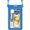 JOTO 2 Pezzi Custodia Impermeabile Smartphone Fino a 6,9, Cover Subacquea per iPhone 17 16 15 14 13 12 11 Air Pro Max Xs Plus/Galaxy Xiaomi Redmi Note 13 -Blu