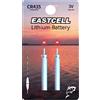 EASTCELL Batteria al litio CR435, 3 V, 2 pezzi, ricambio BR435, pile a bottone per pali, pose LED e pesca notturna