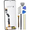 Double Sure LCD Screen for Motorola Moto G60 G60S G51 5G G40 Fusion XT2133-2 XT2171-2 Full Display Touch Digitizer Screen Replacement Black 6.8