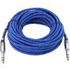 Socobeta Cavo Audio, Cavo Jack 6.3mm Cavo audio maschio/maschio stereo da 6,35 mm per stereo per mixer per chitarra elettrica(10 metri)
