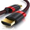 Primewire CSL - 2m - Cavo HDMI 8K - 120Hz DSC - 4K a 240Hz - UHD II - HDR 10+ HFR - VVR eARC - Supporta Dolby Vision e Dolby Atmos - Cavo in Nylon Intrecciato