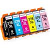 SINOPRINT 378XL Cartucce d'inchiostro Compatibile per Epson 378 XL per Epson Expression Photo XP-8600 XP-8605 XP-8500 XP-8505 XP-8700 XP8600 XP8605 XP8500 XP8505 XP8700(1BK, 1C, 1M, 1Y, 1LC, 1LM)