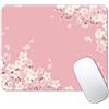 JIMOWANG Cute Sakura Cherry Blossom Gaming Mouse Pad Smooth Surface Mousepad Rubber Mouse Pad Pad Pad 9.5 X 7.9 pollici