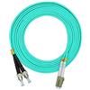 Jeirdus - Cavo ottico a fibre ottiche multimodali da 1,8 m LC a ST Duplex OM3 10G, 50/125 LC-ST