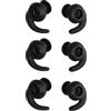 kwmobile Set 6x Gancio Anticaduta Compatibile con JBL Reflect BT - Supporto Auricolare Sportivo Antismarrimento per Cuffiette Wireless