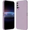 RankOne Custodia per HUAWEI Nova 5T / Honor 20 (6.26 Inches) Cover Morbida in Silicone TPU - Erba Viola