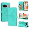 CASAFUNY Custodia pour Google Pixel 9/Google Pixel 9 Pro Cover Pelle Protettiva Portafoglio Magnetica Flip Case Libro per Google Pixel 9/9 Pro 2024, Verde