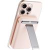 iWALK Qi2 Certificato 15W Power Bank Magnetico Wireless, 10000mAh Caricatore Portatile con Supporto Regolabile & Display LED, Ricarica Rapida per iPhone 16/15/14/13/12 Pro/Pro Max/Plus/Mini