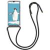 kwmobile Custodia Compatibile con Huawei Mate 20 Cover - Back Case in Silicone TPU - Protezione Smartphone con Cordino - trasparente