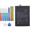 Vvsialeek BN54 Batteria di ricambio compatibile per Mi Redmi Note 9 M2003J15SC M2003J15SG Redmi 9 Poco m2 con kit di strumenti 0