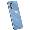 RankOne La Custodia del Telefono è Adatta per OPPO Find X3 Lite/OPPO Reno5 5G (6.43 Inches), Case per Cellulare in Silicone con Telaio Galvanico - Blu navy