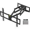 FORGING MOUNT Supporto TV Parete Full Motion per 60-120 Pollici Schermi fino a 125 kg, Staffa TV con Doppie Braccio Extra Lungo 1090mm, Estensione e Inclinazione, Max VESA 900 x 600 mm