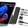 Rytaki Pro Adattatore Hub USB Surface Pro 12, Docking Station con HDMI 4K, USB-C Thunderbolt 4 (Display+Data+100W PD), 2 USB 3.0, audio da 3,5 mm, slot per schede SD/TF, accessori per Surface Pro 12 2025