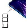 generale Carrello Vassoio alloggio tray porta scheda nano Sim1+ SIM 2 + SLOT SLITTA Alloggio Memoria Micro Sd CARD compatibile per XIAOMI NOTE 8 / NOTE 8T (Nero)