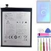 HIGHAKKU Batteria di ricambio per tablet PC TLp040J1, TLP040K7 compatibile con Alcatel 1T 8082, A30 Tablet 4G LTE 9024W, Joy Tab 9029Z con strumenti