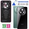 Eonpam Scocca Vetro Posteriore per Honor Magic5 Pro PGT-AN10/N19 Nero