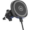 Wicked Chili Supporto da Auto 15W con Funzione di Ricarica, Compatibile con MagSafe iPhone 15, 14, 13, 12 (PRO, Max, Plus, Mini) Caricabatterie da Auto Senza Fili, per Cellulare con Presa d'Aria