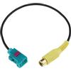 Be In Your Mind Fakra Z Femmina a RCA Femmina Cavo Adattatore Compatibile con Mercedes Command PCM 2.1/PCM 3.0/NTG 2.5/NTG 4.0/NTG 4.5 Car Reverse Camera Adattatore Cavo