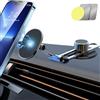 Qianyou Porta Cellulare Auto,[Potente Ventosa] Supporto Telefono Auto con Braccio Lungo Regolabile,Calamita per Cellulare Auto Cruscotto a Mani Libere,Accessori Auto per Tutti Gli Smartphone