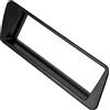 AERZETIX - C21445 - Mascherina telaio adattatore 1 DIN per autoradio - copertura in plastica - colore nero - compatibile con Peugeot 306 1993-2001