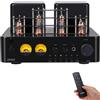 DIFIIFOL Juson Audio JTA50 Amplificatore a tubo amplificatore Hi-Fi con BT 5.0, telecomando, AUX, COAX, ingresso Phono e USB, uscita subwoofer, 2.1CH per giradischi