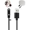 toergy Cavo per Shang Wing Lynn Smart Watch, caricatore magnetico portatile, cavo di ricarica USB, con custodia portatile in silicone