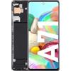OnlyTech - Schermo LCD completo con telaio assemblato di ricambio per Samsung Galaxy A71 (SM-A715F)
