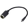 Cerrxian - Adattatore da presa femmina dell'accendino a presa femmina del caricabatteria dell'auto, connettore 5,5 mm x 2,1 mm, 12/24V CC