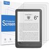 CoBak Kobo Nia, PocketBook - Confezione da 3 pellicole protettive antiriflesso per Kindle 11a generazione 2024 e 2022, pellicola in PET ad alta trasparenza