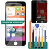 SRJTEK Per iPhone SE (2022) Schermo LCD Per iPhone SE3 Sostituzione Dello Schermo Per iPhone SE (3a generazione) Touch Digitizer A2783 Kit di Riparazione (senza Cornice) (nero)