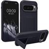 kwmobile 1x Custodia Compatibile con Google Pixel 10 / Pixel 10 PRO - Cover Supporto Dita - Back Case per Smartphone - Protezione Gommata Blu Mirtillo