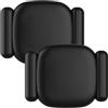 DDJ Supporto magnetico per Tile Life360 Mate (2024) Bluetooth Tracker, custodia in silicone resistente all'acqua e ai graffi, montaggio doppio con magnetico e adesivo 3M, nero, confezione da 2