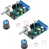 EMSea 2 Pezzi DC1.8-12V TDA2822M Scheda Amplificatore Mini Scheda Amplificatore Audio Stereo Scheda Amplificatore Audio Da 3,5 mm Modulo Scheda Amplificatore Audio AUX