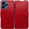 KEJI Cover Custodia per OPPO Reno 15F 5G, Cover Custodiaa Libro in Pelle Portafoglio con Supporto Flip Caso Supporto Stand Chiusura Magnetica Oppo RENO 15 FS 5G, Elegante (ROSSO)