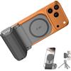 JJC Pro Version Supporto magnetico per telefono con impugnatura manuale e telecomando Bluetooth, impugnatura magnetica a scatto per iPhone 17/16/15/14/13/12 e altri telefoni Android, supporto per